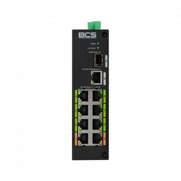 Switch PoE BCS-L-SP08E01G-1SFP
