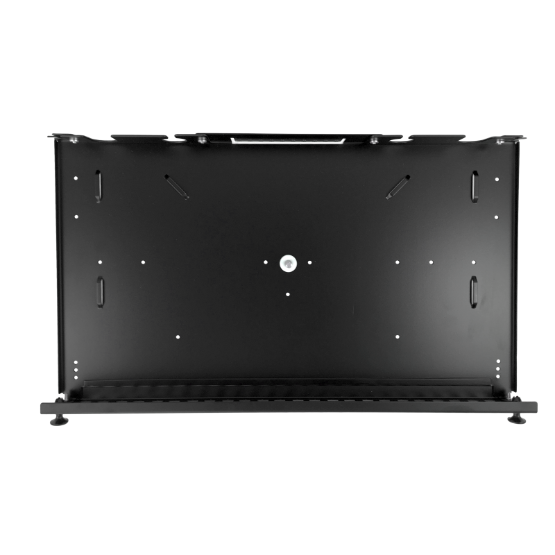 Przełącznica światłowodowa 12xSC duplex 19" 1U złożona, czarna