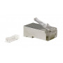 Wtyk modularny RJ45 8p/8c kat.6 STP linka ALANTEC - Przelotowy 1