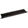 Patch panel kat.5 19" 24xRJ45 STP z półką 0,5U ALANTEC 1