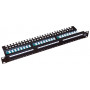 Patch panel kat.5e 19" 24xRJ45 UTP 1U z półką ALANTEC 1