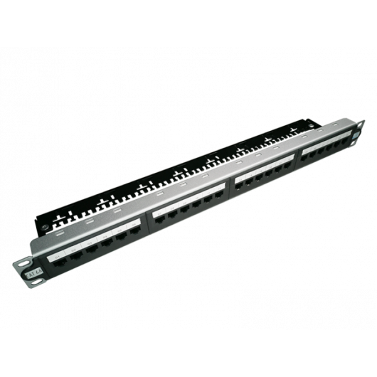 Patch panel UTP kat.6A 24 porty LSA 1U