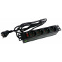 Listwa zasilająca rack 10" 1U 4 gniazda + wyłącznik ALANTEC 1