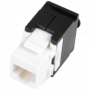 Gniazdo keystone UTP kat.6  RJ45 beznarzędziowe nieekranowne Q-LANTEC 1