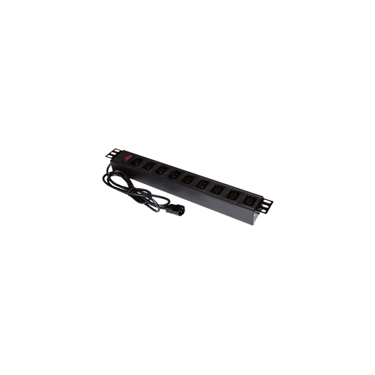Listwa zasilająca 19" gniazdo 9 x IEC320 C13 wtyk IEC320 C14 ALANTEC