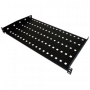 Półka stała 19" 1U głęb. 280mm, czarna, 2 punkty mocowania ALANTEC 1