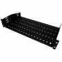 Półka stała 19" 2U głęb. 350mm, kolor czarny, 2 punkty mocowania ALANTEC 1