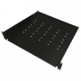 Półka stała 19" 2U głęb. 450mm, kolor czarny, 4 punkty mocowania ALANTEC 1