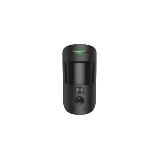 Bezprzewodowy czujnik ruchu z weryfikacją fotograficzną MotionCam (PhOD) Ajax czarny