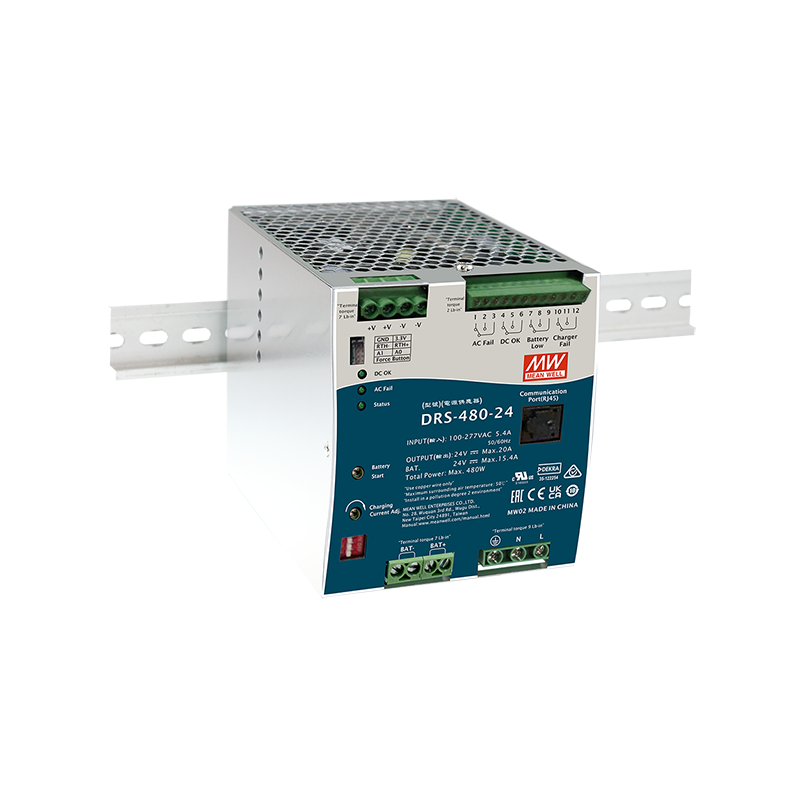 DRS-480-24 Pulsar DRS 24V/480W/4.6A/15.4A zasilacz na szynę DIN