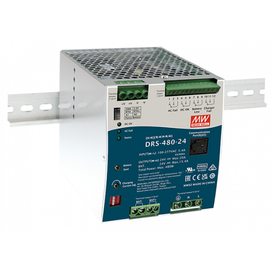 DRS-480-24 Pulsar DRS 24V/480W/4.6A/15.4A zasilacz na szynę DIN