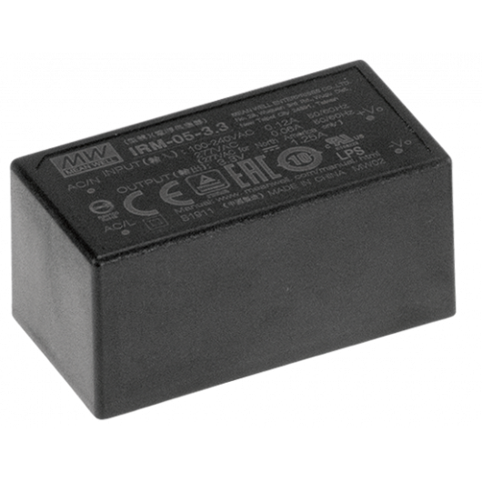 IRM-05-5 Pulsar IRM  5V/5W/1A zasilacz miniaturowy