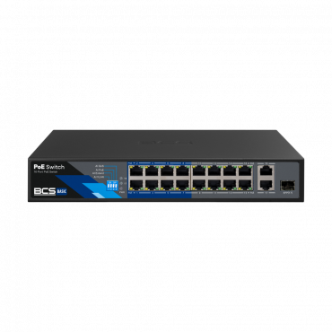 Switch PoE BCS-B-SP1602G-1SFP
