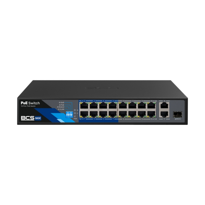 Switch PoE BCS-B-SP1602G-1SFP