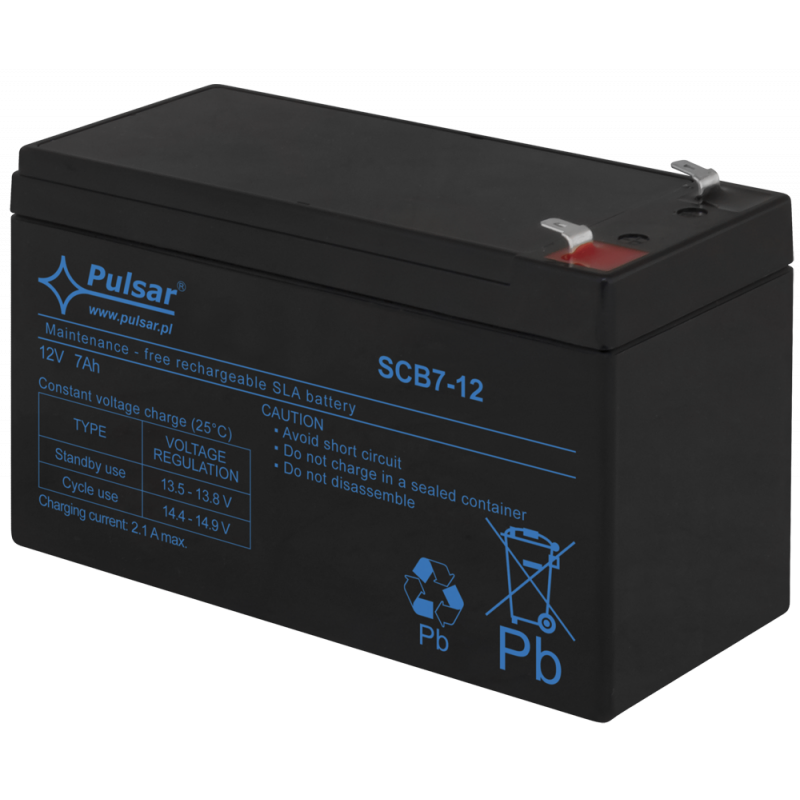 SCB7-12 Pulsar Akumulator 7Ah/12V SCB