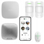 BEZPRZEWODOWY system alarmowy AJAX 2 czujniki PIR 1