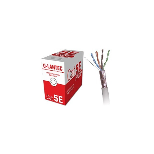 Kabel kat.5e PVC F/UTP drut 4x2x0,5 Q-LANTEC