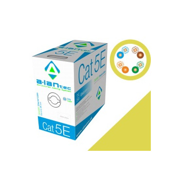 Kabel kat.5e PVC U/UTP drut...
