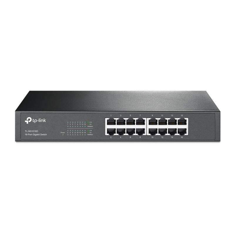 TP-LINK TL-SG1016D Switch rack 19" 16xRJ45 10/100/1000Mbps