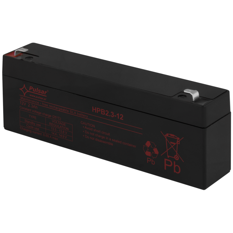 HPB2,3-12 Pulsar Akumulator 2,3Ah/12V HPB