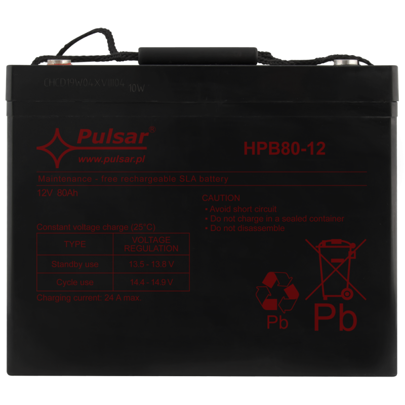 HPB80-12 Pulsar Akumulator 80Ah/12V HPB