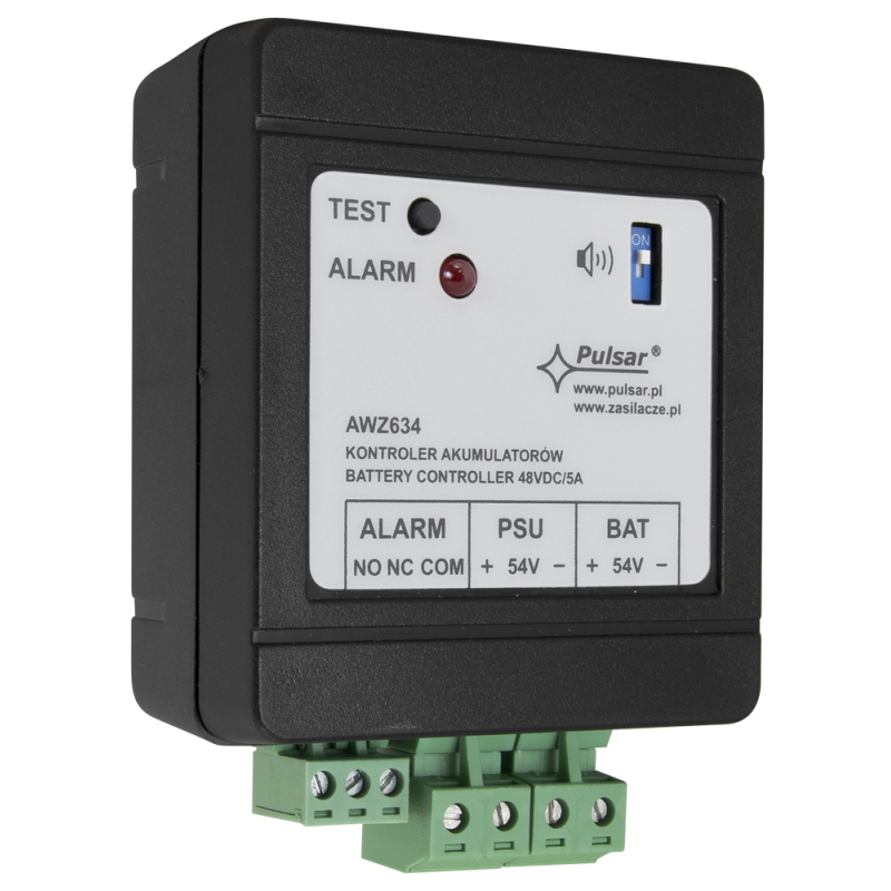 AWZ634 Pulsar Kontroler akumulatorów 48VDC/5A