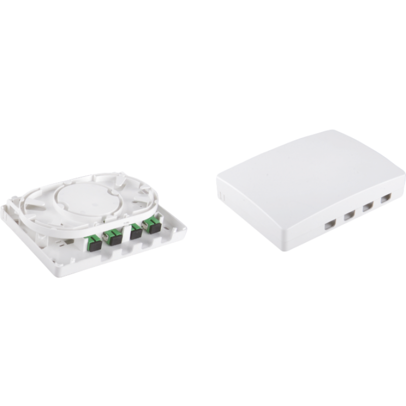 Gniazdo naścienne FTTH 4C bez adapterów ALANTEC