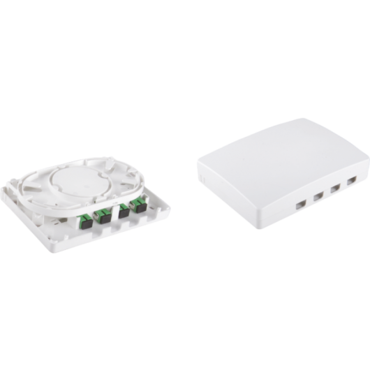 Gniazdo naścienne FTTH 4C bez adapterów ALANTEC