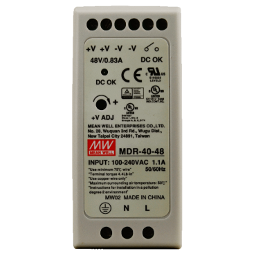 MDR-40-48 Pulsar MDR 48V/40W/0.83A zasilacz na szynę DIN