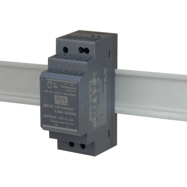 HDR-30-15 Pulsar HDR 15V/30W/2A zasilacz na szynę DIN