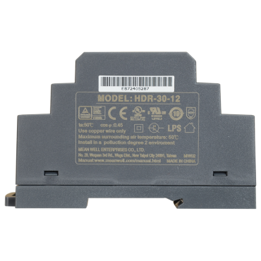 HDR-30-12 Pulsar HDR 12V/30W/2A zasilacz na szynę DIN