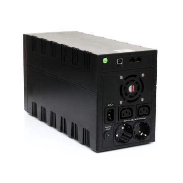 Zasilacz UPS 1200 LCD GT POWER BOX gniazda schuko