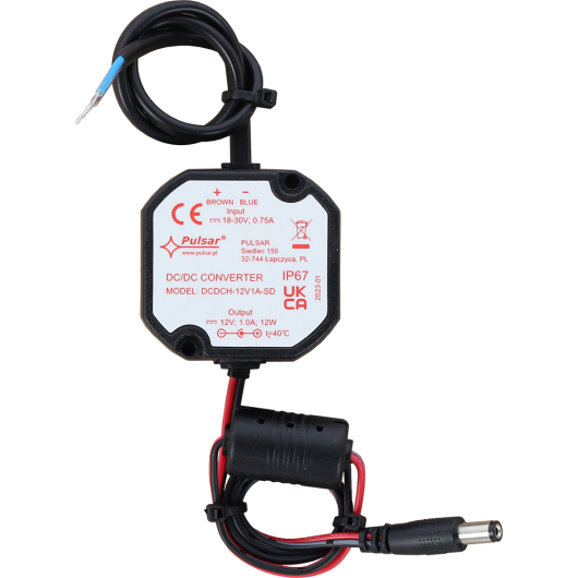 12V/1A/55MM przetwornica obniżająca napięcie