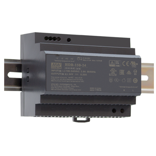 HDR 48V/150W/3.2A zasilacz na szynę DIN