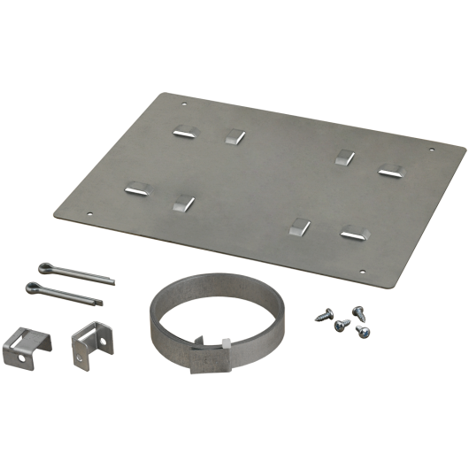 Opaska zaciskowa OZB3 z blachą montażową