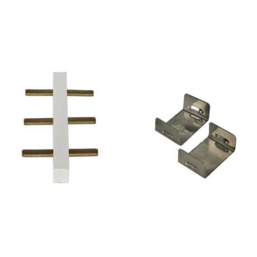 Łącznik (szybkozłączka) do budowy 2-krotnych, 3-krotnych, wielokrotnych gniazd elektrycznych modularnych (PZ016 i PZ017) ALANTEC