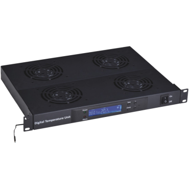 Panel wentylacyjny 19" 1U,...