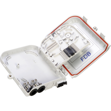 Szczelna przełącznica / szafka IP65 z zamkiem na kluczyk 8xSC ALANTEC